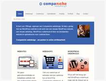 Tablet Screenshot of companiche.nl